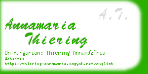 annamaria thiering business card